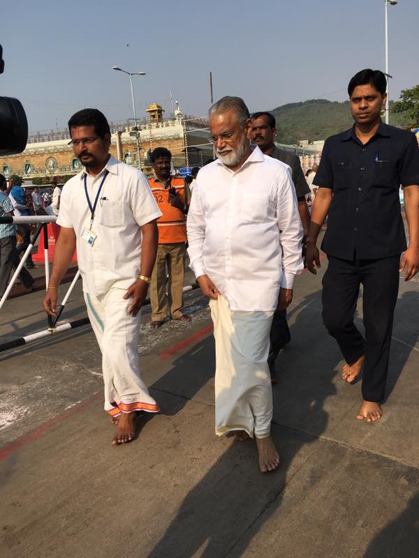 Isro chairman tirumala